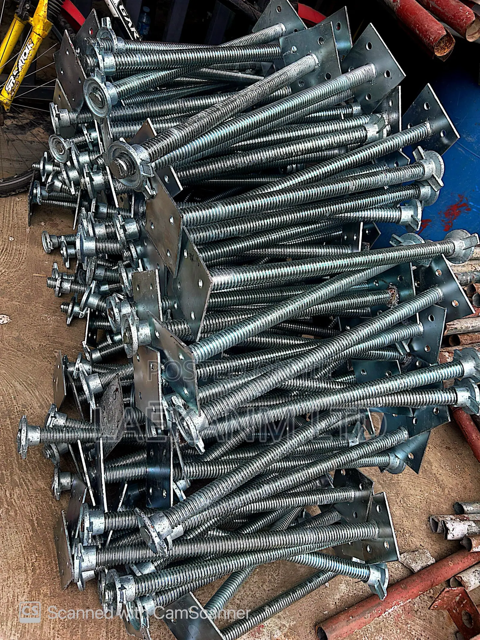 Galvanized U & Flat Base Jack