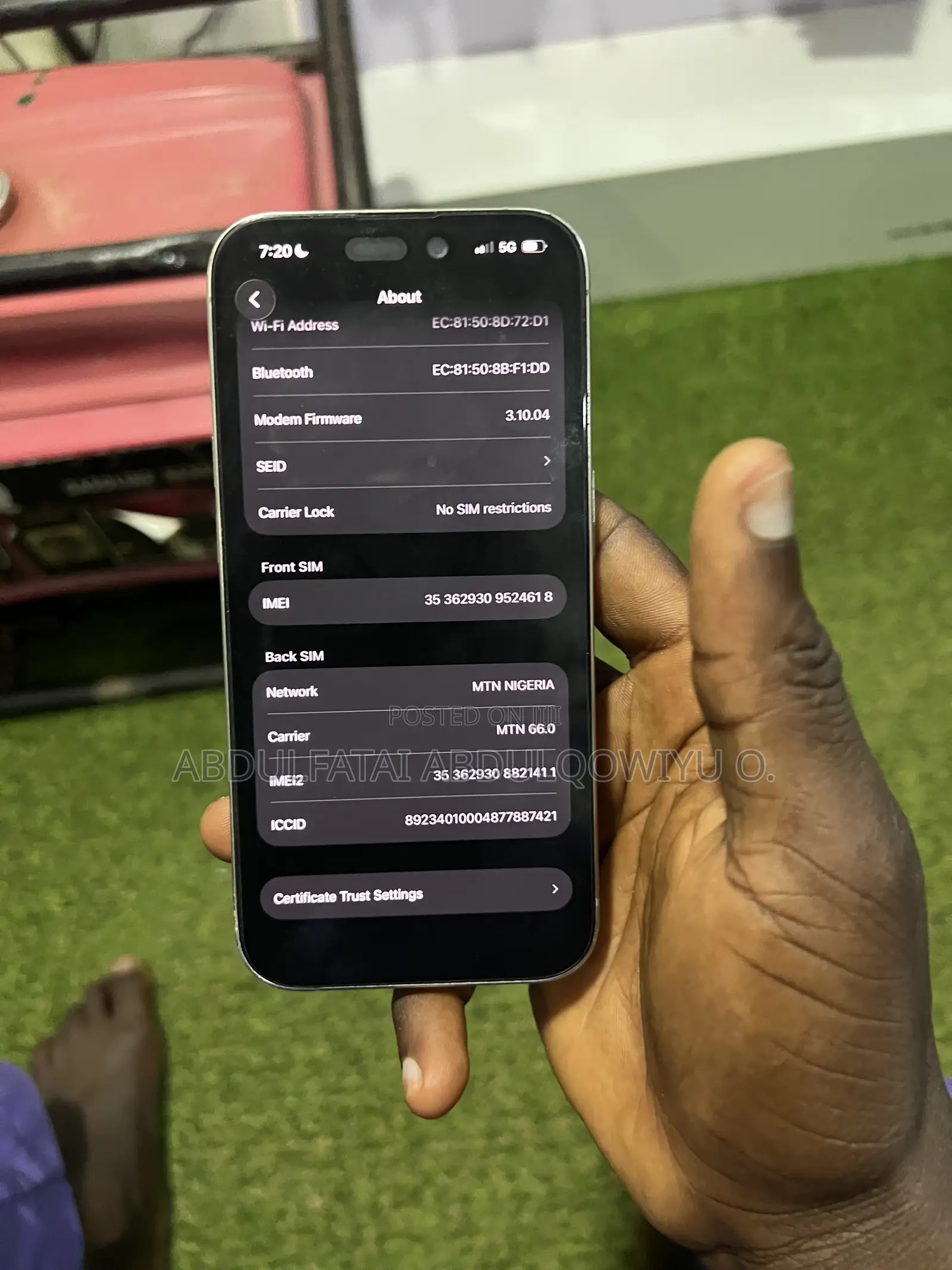 Apple iPhone 15 Pro 128 GB Silver