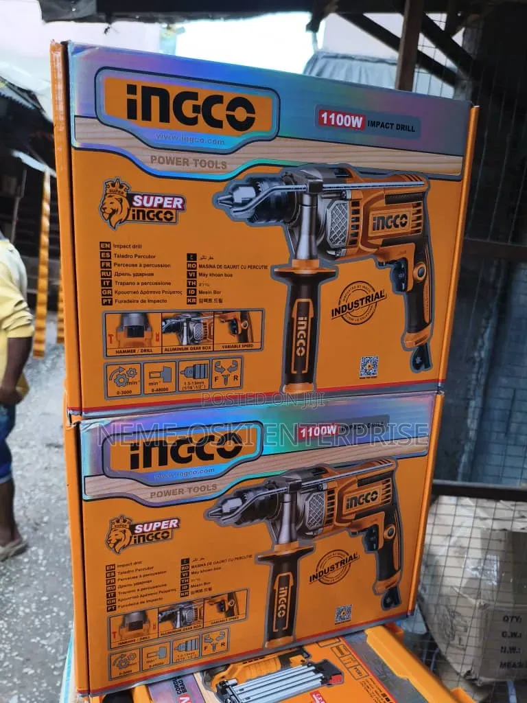 INGCO 1100W Impact Drill - Industrial