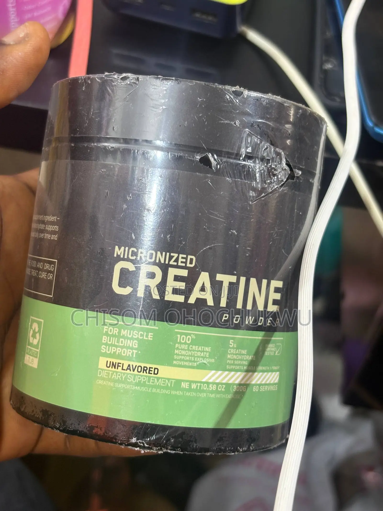 Micronized Creatine Monohydrate Powder.
