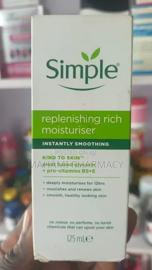 Simple Replenishing Rich Moisturiser – 125 mL