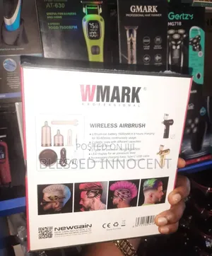 WMARK Professional Wireless Airbrush With LED Display
