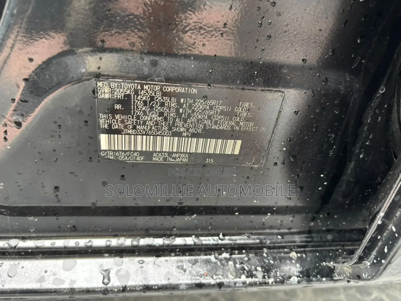 Toyota RAV4 2007 Black