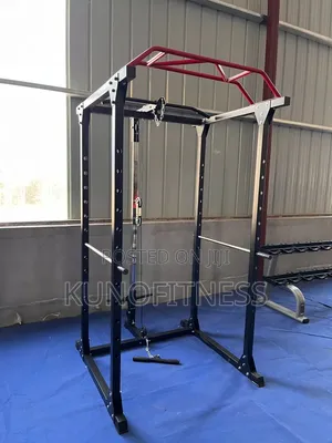 Power Rack (Squat Rack) With Lat Pull Down & Low Row