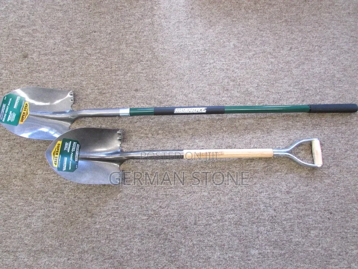UnionTools Long-Handled Round-Point Shovel