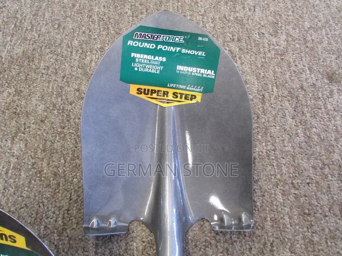 UnionTools Long-Handled Round-Point Shovel