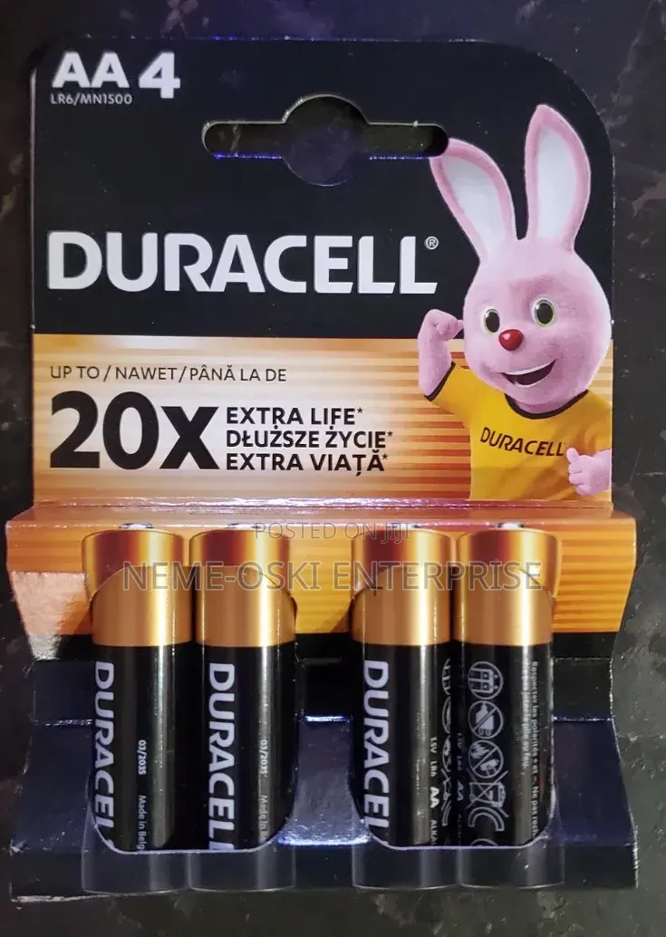 DURACELL AA Battery - 4 Pack - Extra Life 20X
