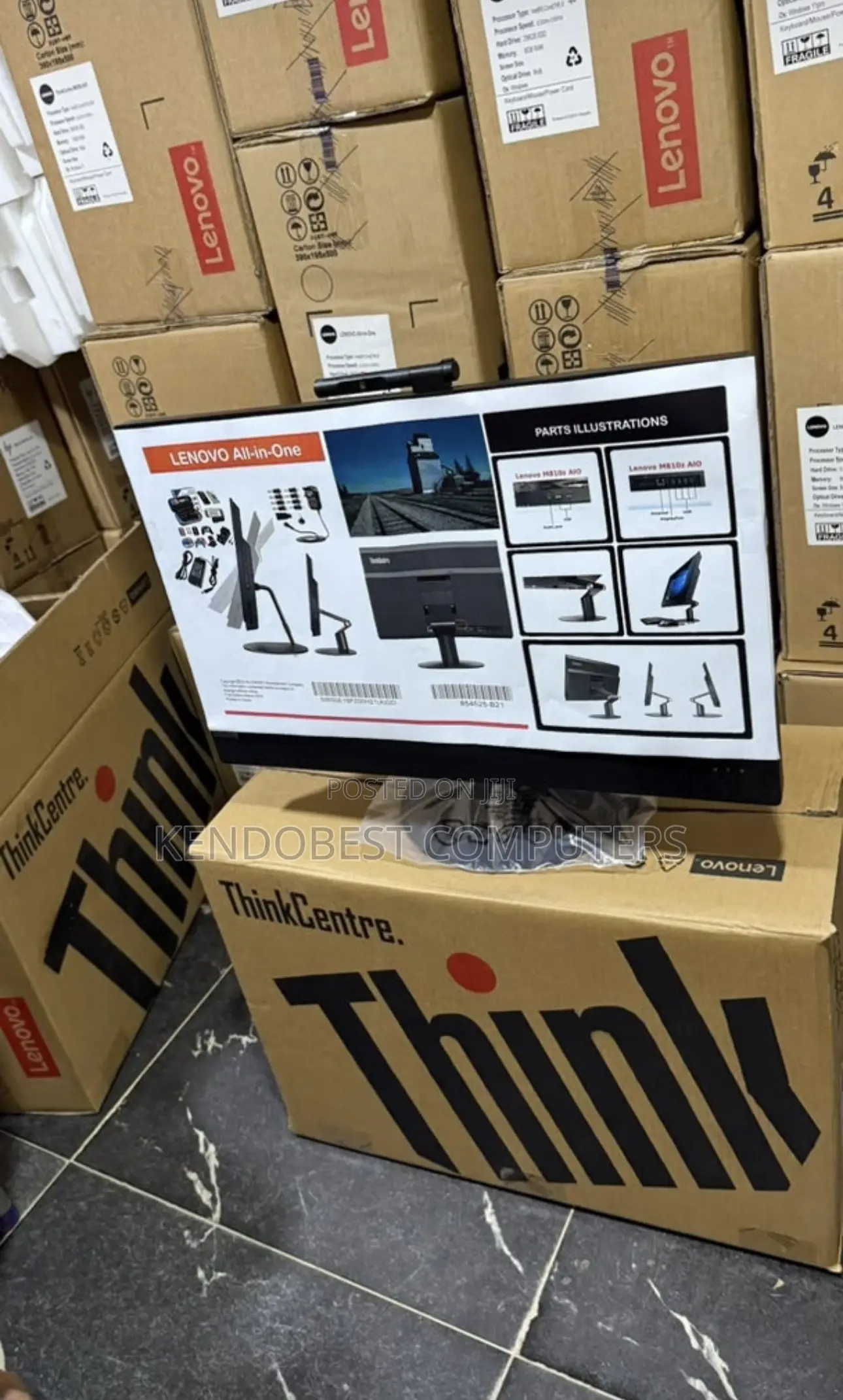 New Lenovo ThinkCentre M910z AIO 8GB Intel Core i5 SSD 256GB