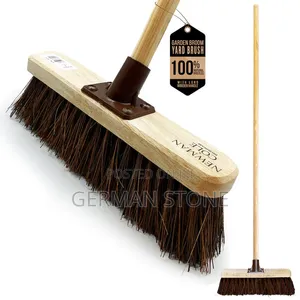 Heavy-Duty Industrial Push Broom