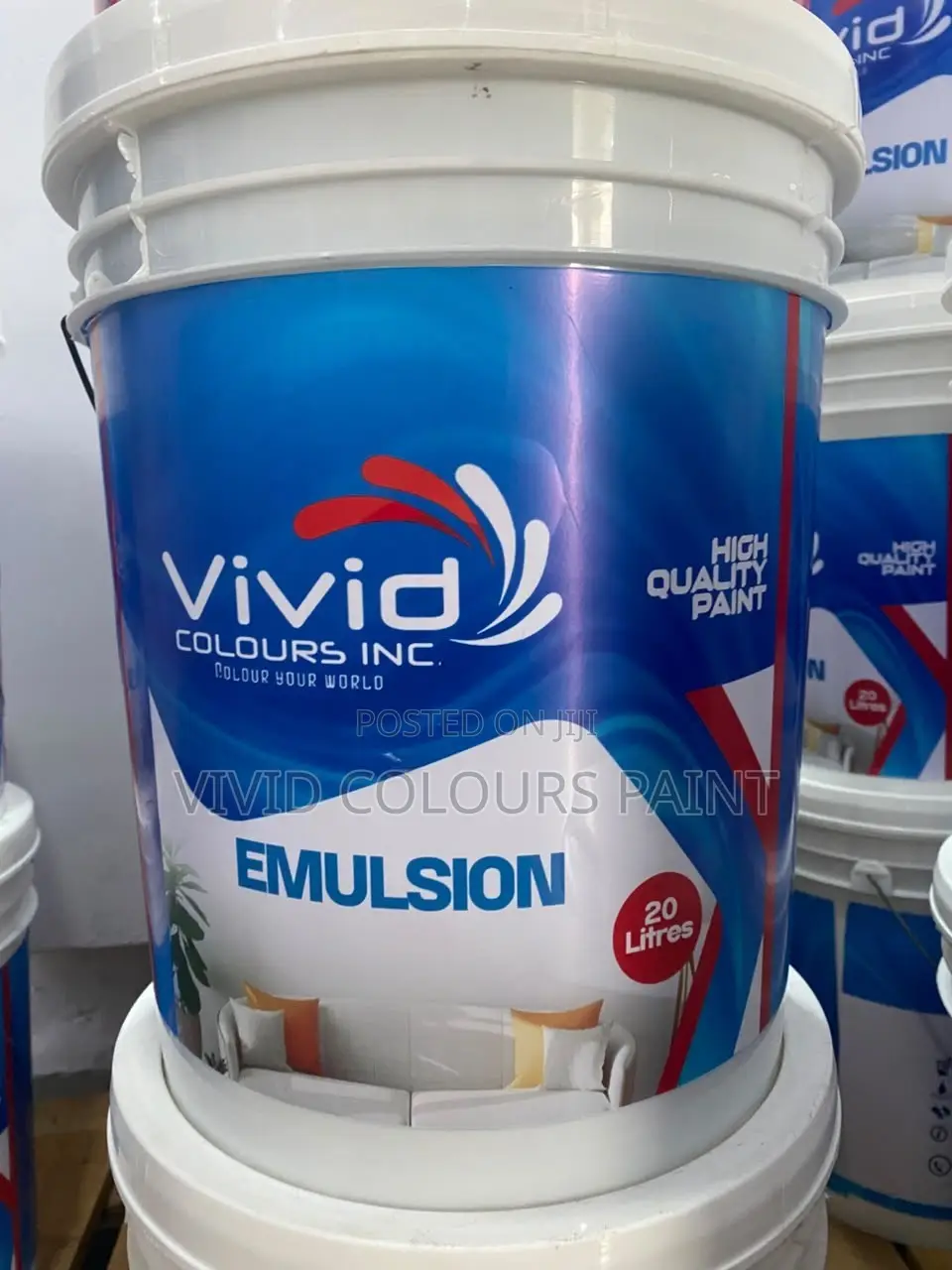 Emulsion Paint (Vivid Colours)4 Liters