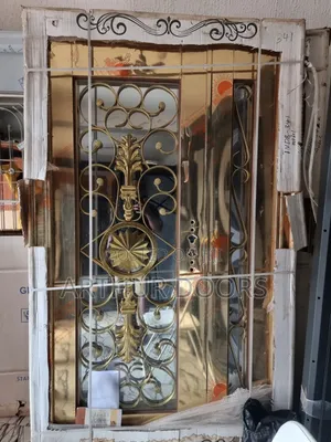 Gold Glass Doors