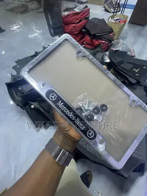 Mercedes Benz Stainless Plate Number Guard