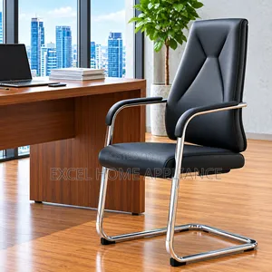Luxury Executive Visitor Office Chair – Full Leather Classic Design