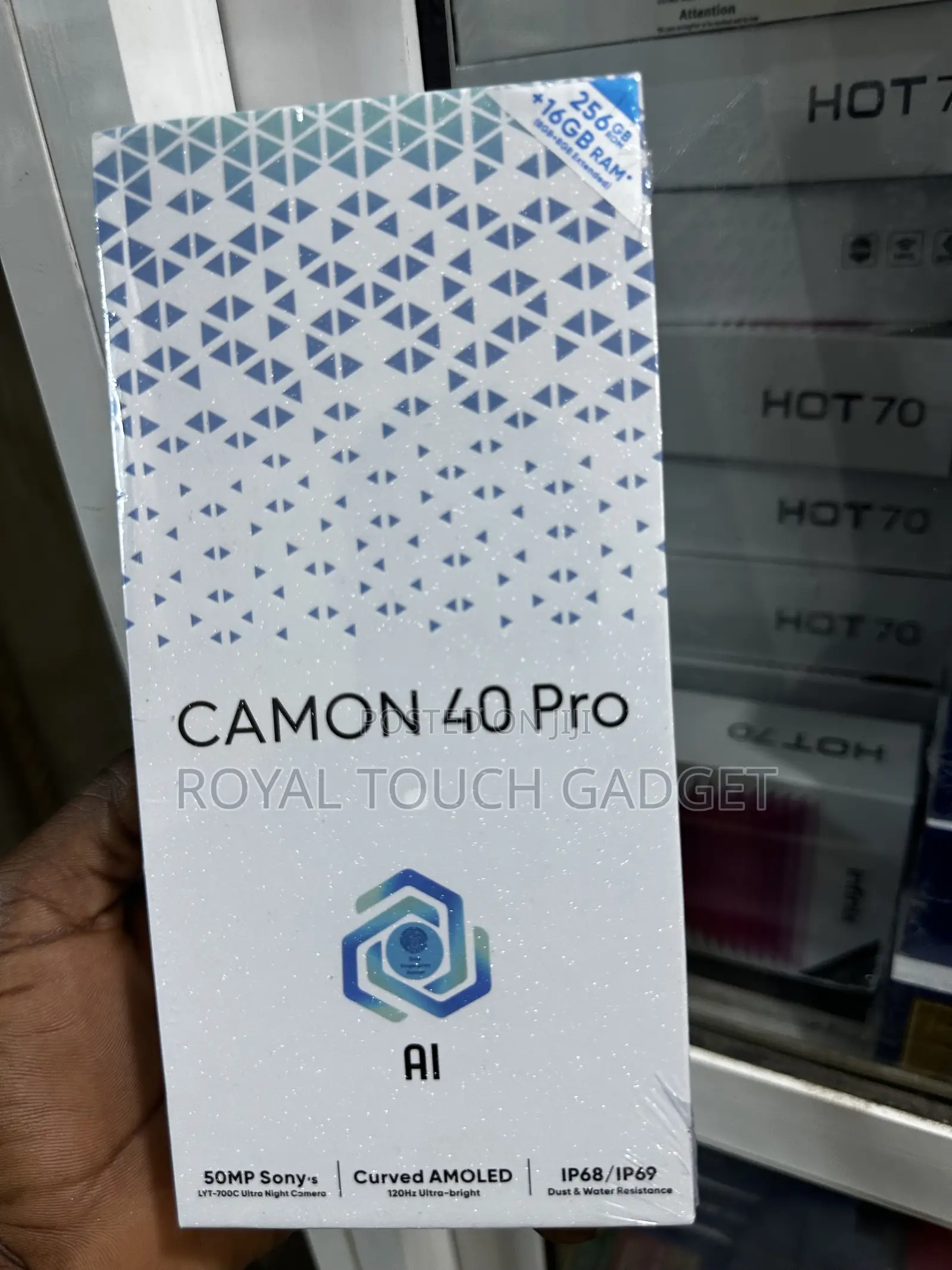 New Tecno Camon 40 Pro 4G 256 GB Blue