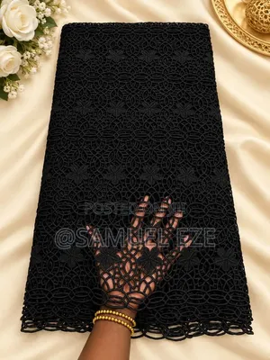 Black Cord Lace