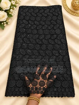 Black Cord Lace