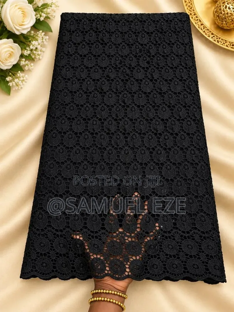 Black Cord Lace