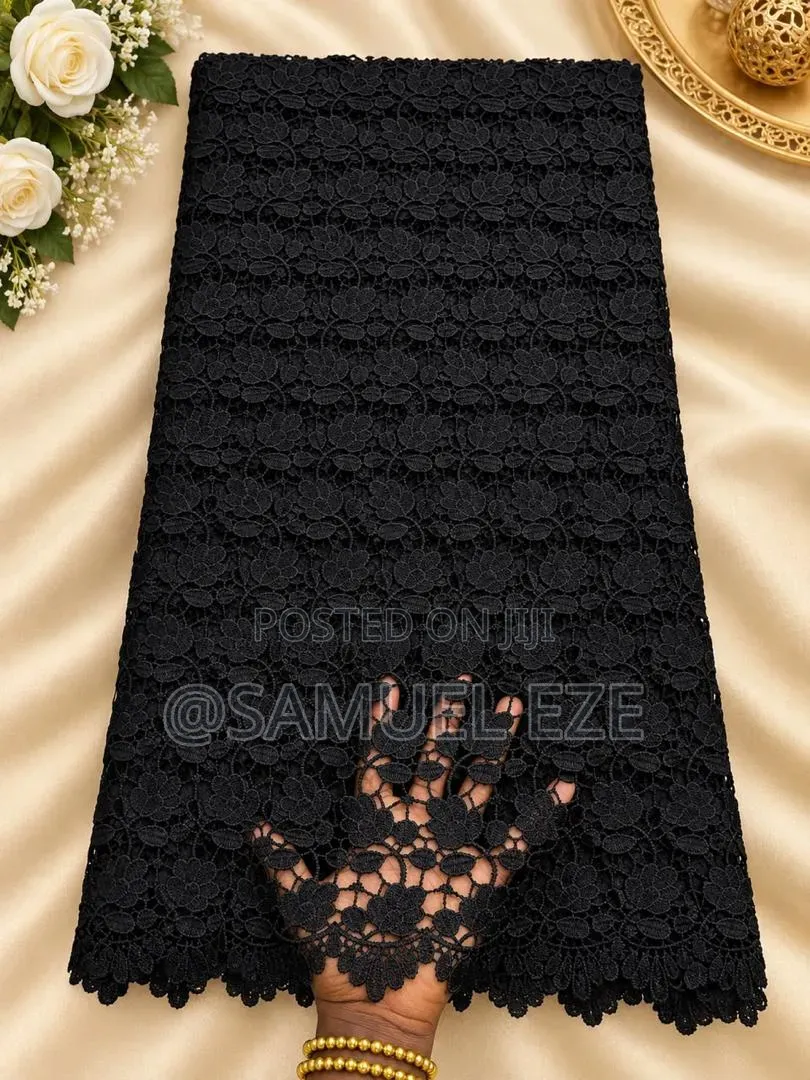 Black Cord Lace