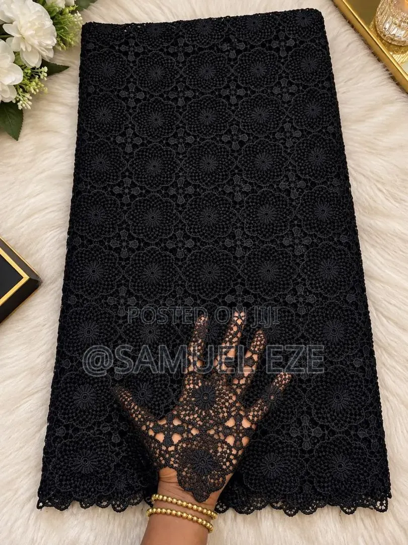 Black Cord Lace