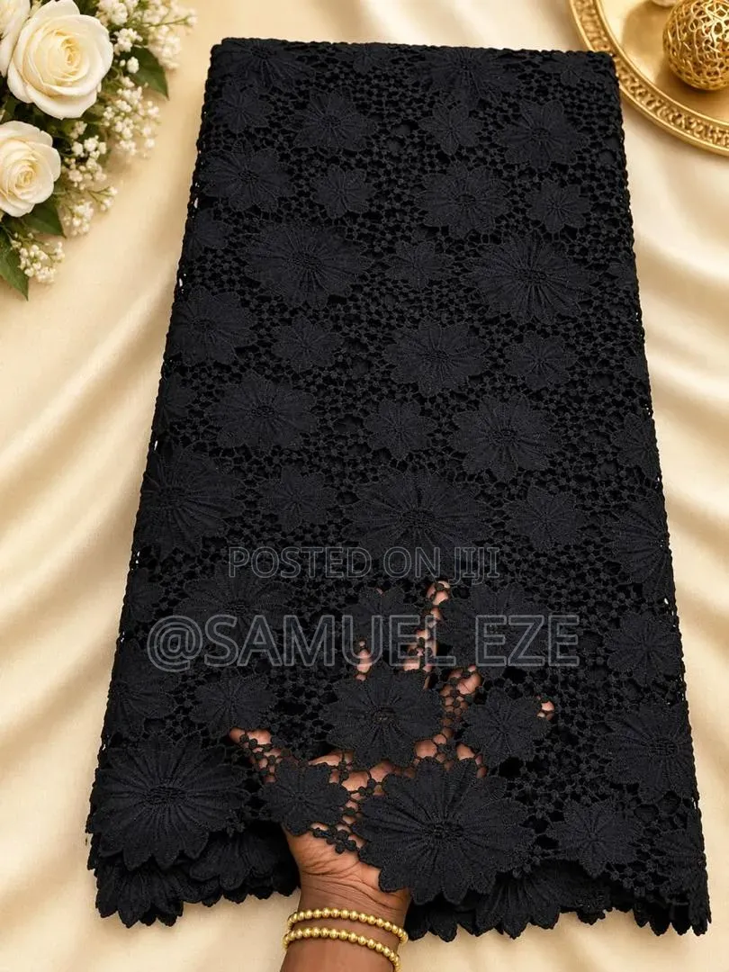 Black Cord Lace