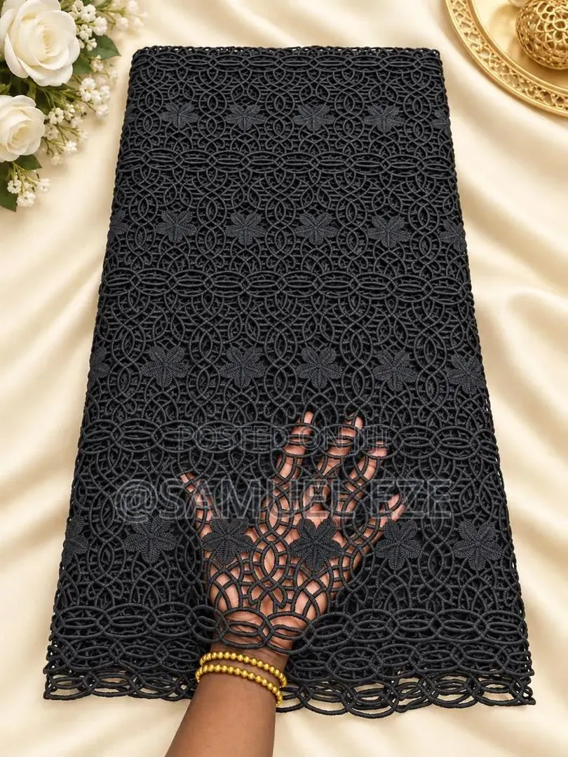 Black Cord Lace