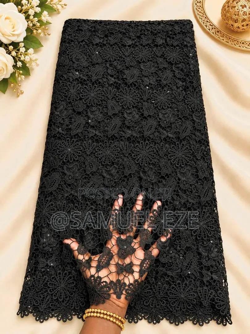 Black Cord Lace