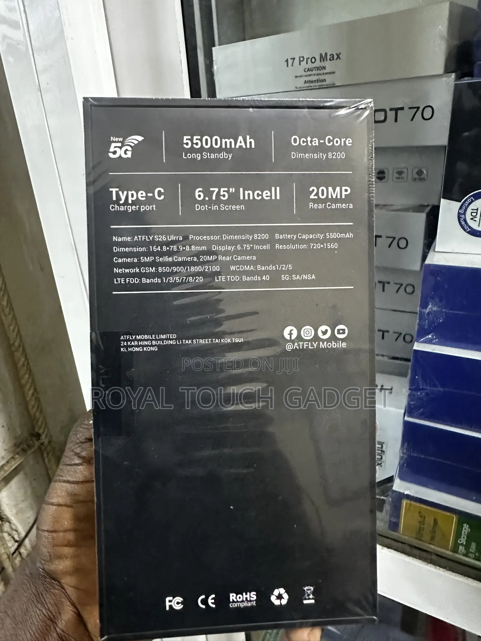 New AT Mobile Ant Black