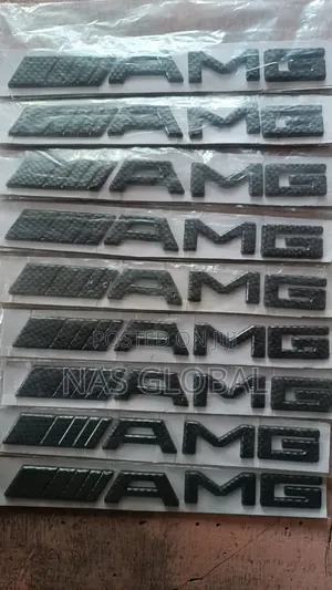 Mercedes Benz AMG Logo Black or Silver