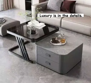 Marble and Glass Center Table