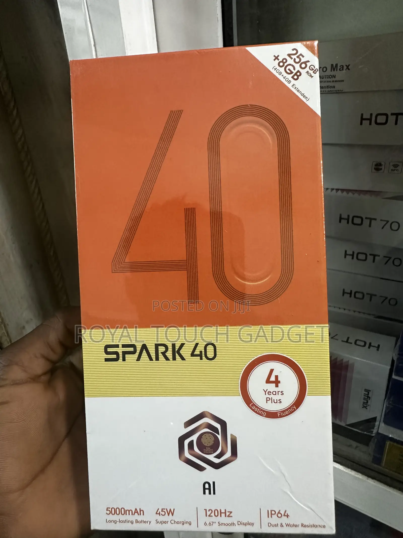New Tecno Spark 40 256 GB Black