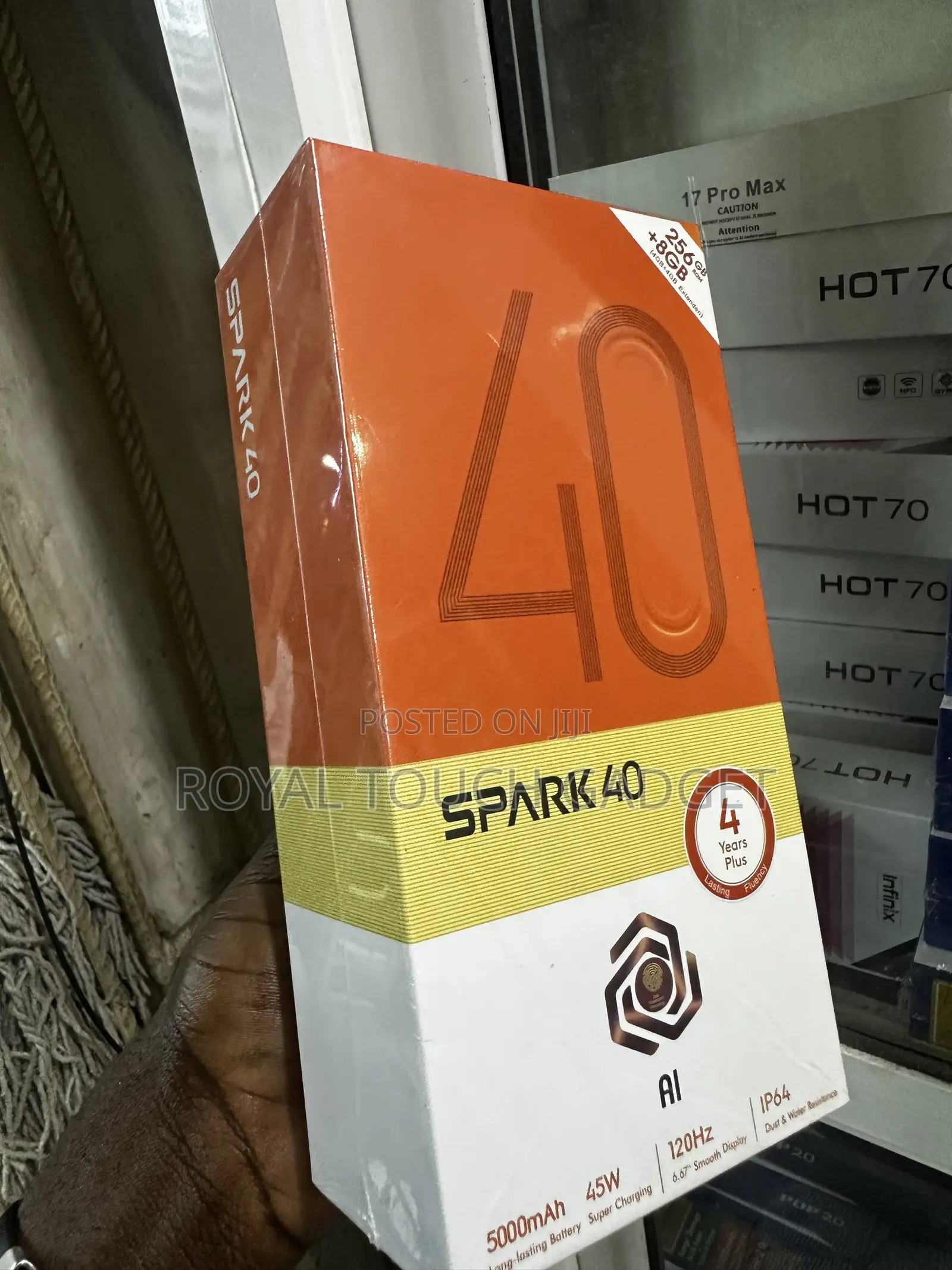 New Tecno Spark 40 256 GB Black