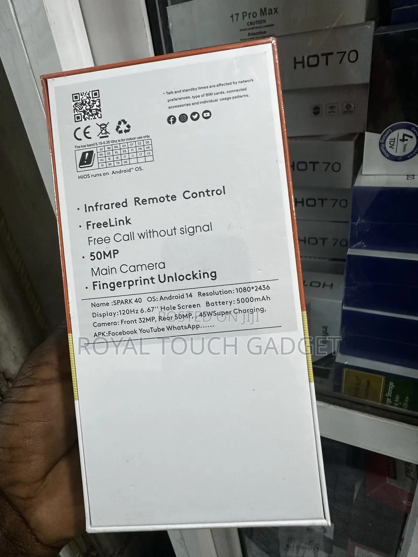 New Tecno Spark 40 256 GB Black