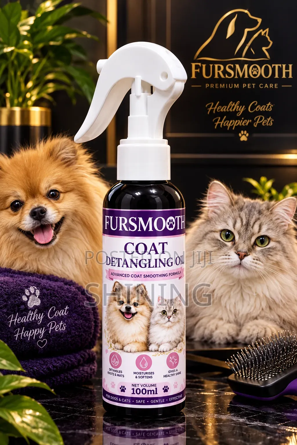 Fursmooth Coat Detangling Oil
