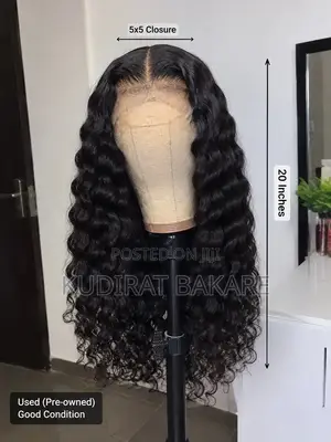 Deep Wave SDD Human Hair 5by5 Closure 20inches Used