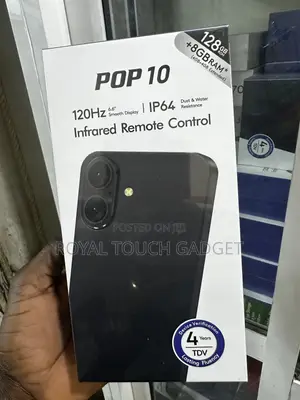 New Tecno Pop 10 128 GB Silver