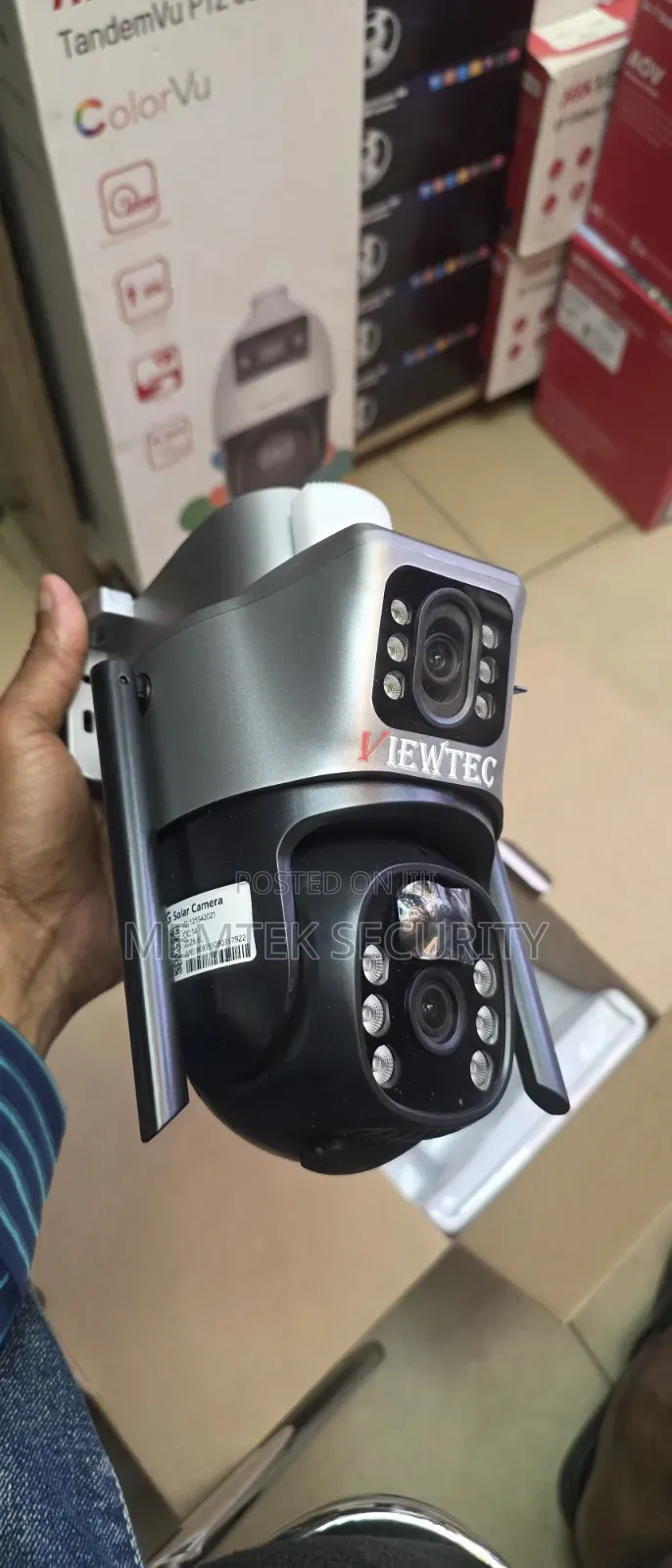 Wireless Solar PTZ Camera