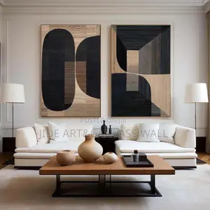 Split Wall Panels Abstract Wall Art Styles