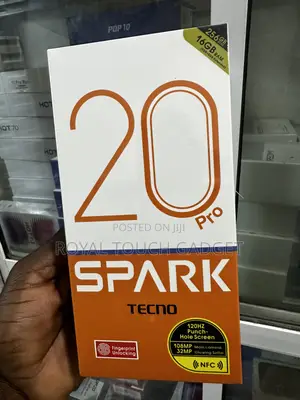 New Tecno Camon 20 Pro 256 GB Black