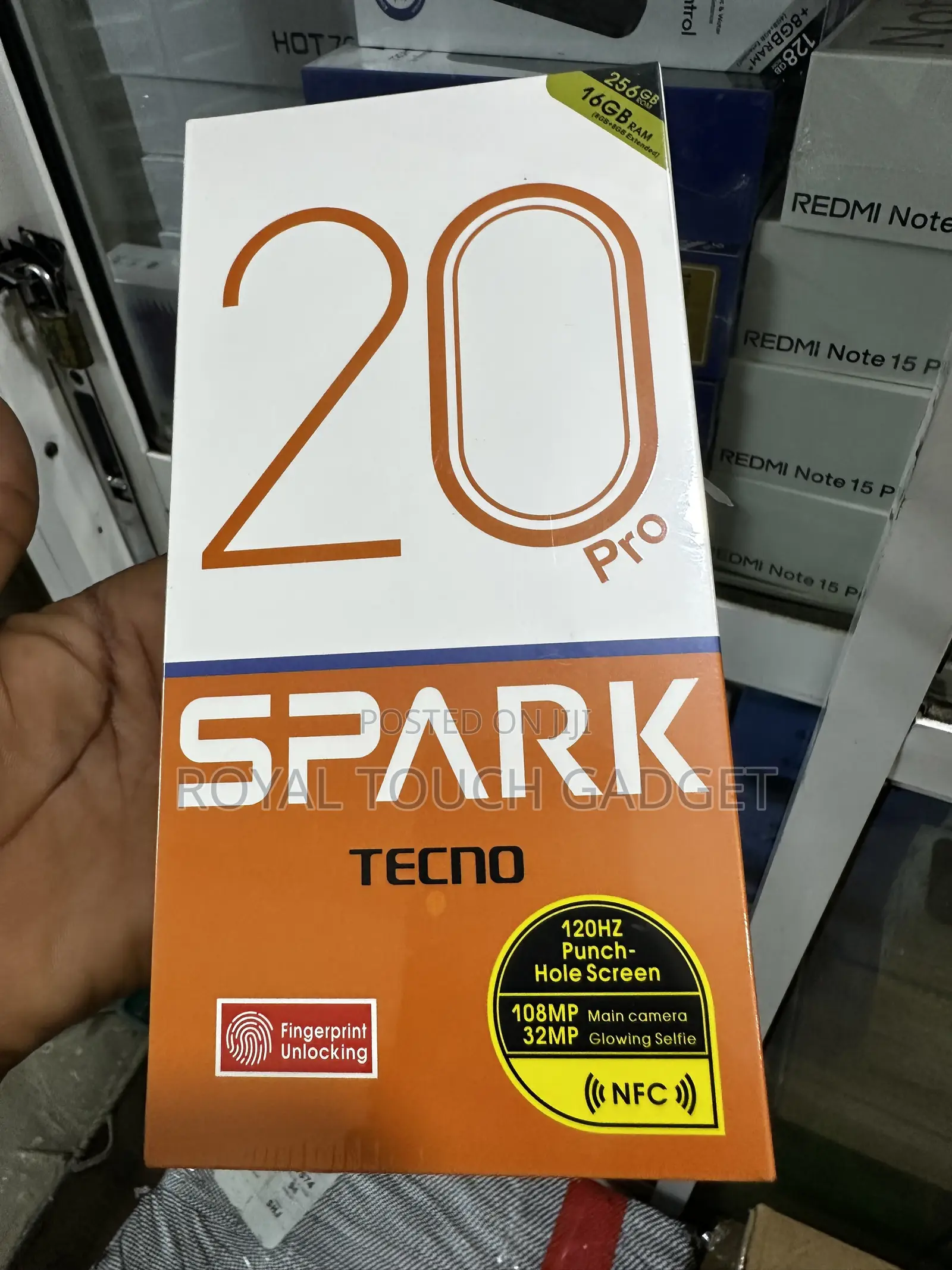 New Tecno Camon 20 Pro 256 GB Black