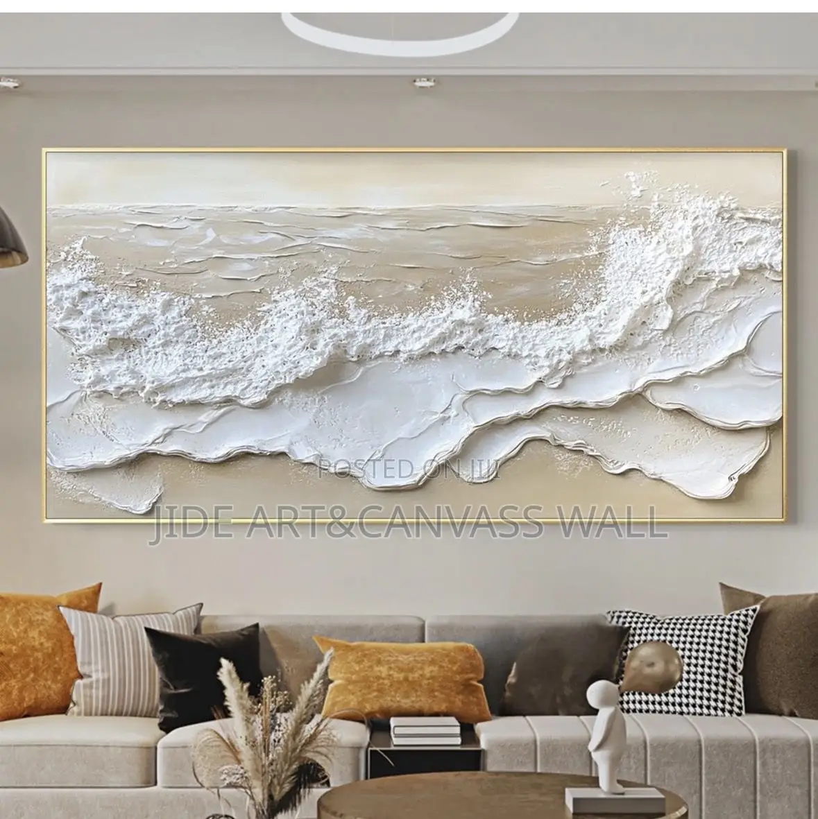 Modern Abstract Wall Sketching Interior Art Styles