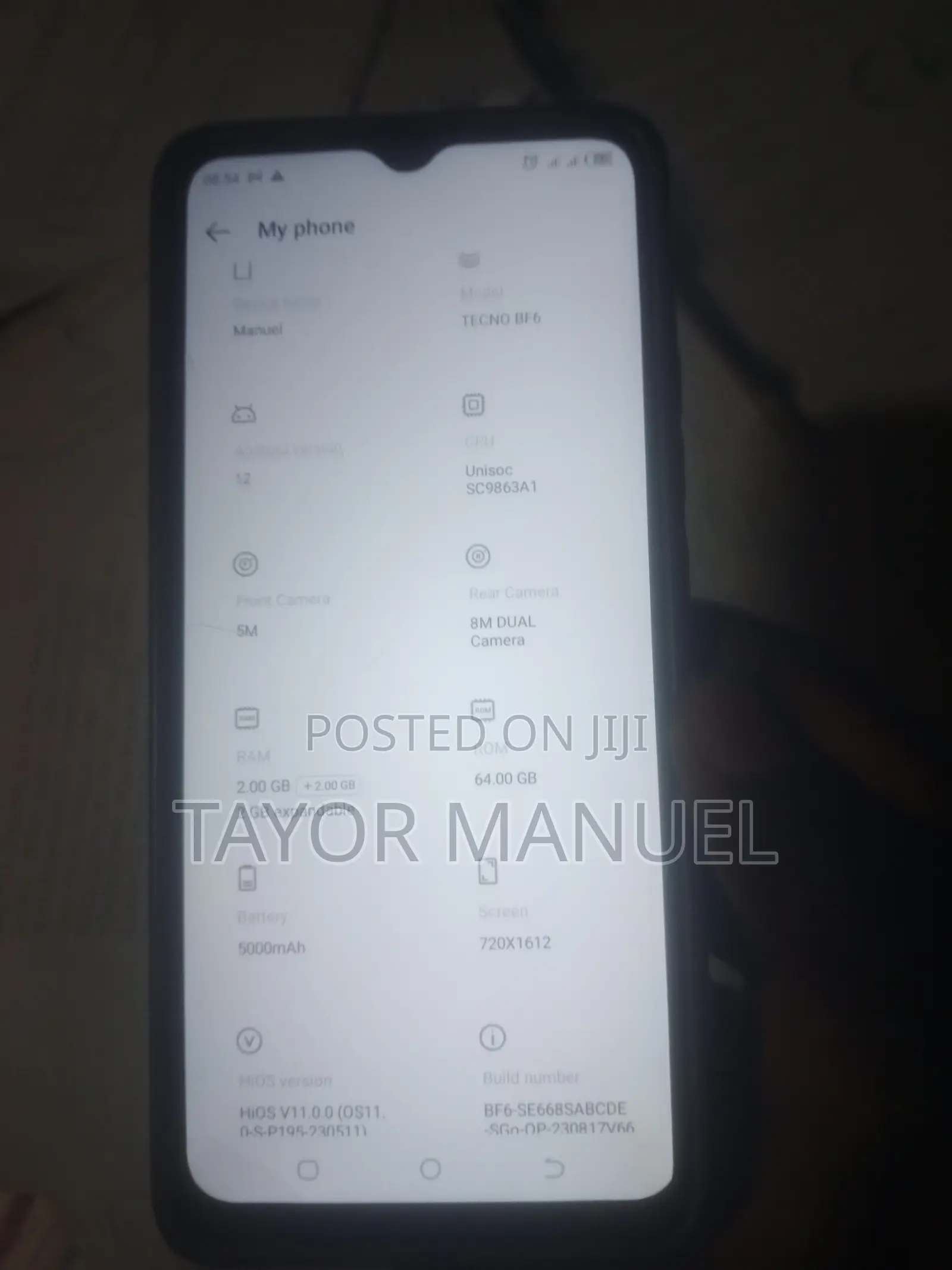 Tecno Pop 7 Pro 64 GB Gray