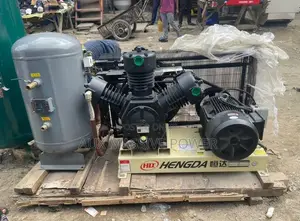 HENGDA HDC Industrial Air Compressor With Air Tank and Electric Motor