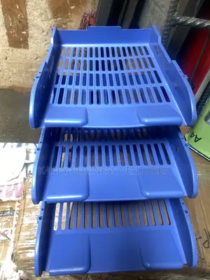 3 Steps Document Rack,plastic/Iron File Holder for Official Uses