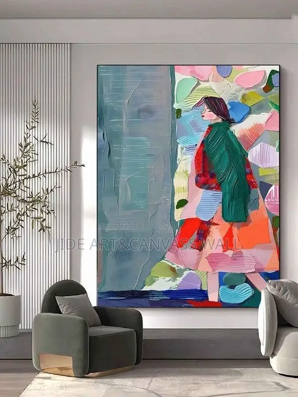 Modern Style Abstract Painting Design Wall Art Decor