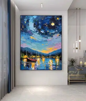 Modern Style Abstract Painting Design Wall Art Decor