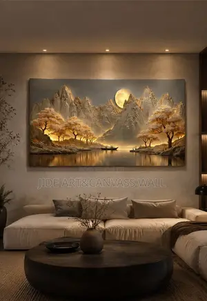 Modern Abstract Design Wall Art Interior Styles