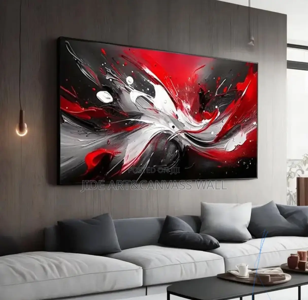Modern Abstract Design Wall Art Interior Styles