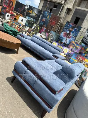 Sky Blue Living Room Chair