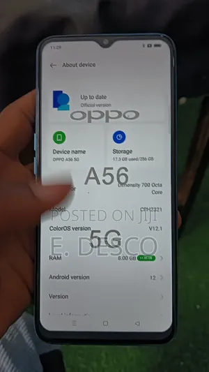 New Oppo A56 5G 256 GB