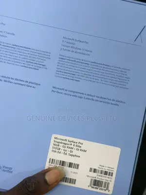 New Microsoft Surface Pro 11th Edition, a Copilot+ PC 16GB SSD 512GB